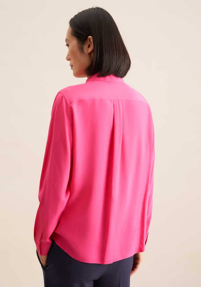 Hemdbluse aus Viskose regular fit in Rot | Seidensticker Onlineshop