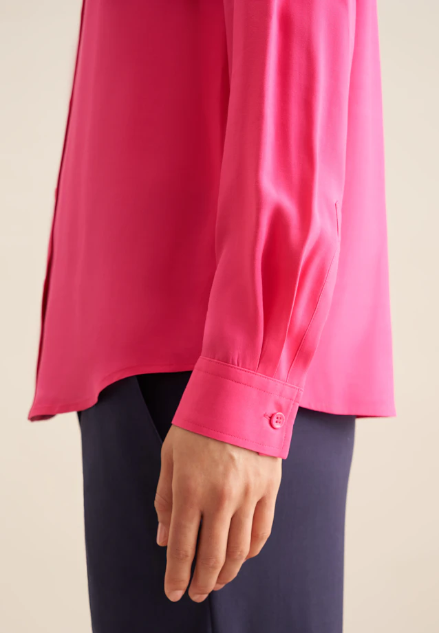 Hemdbluse aus Viskose regular fit in Rot |  Seidensticker Onlineshop