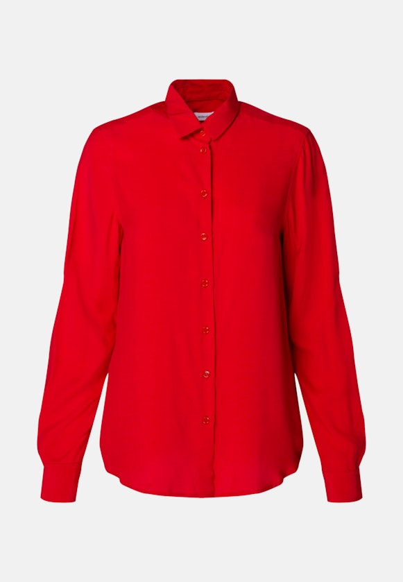 Poplin Shirt Blouse in Red |  Seidensticker Onlineshop