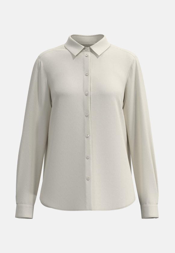 lange Arm Popeline Shirtblouse in Ecru |  Seidensticker Onlineshop