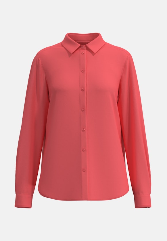 Long sleeve Poplin Shirt Blouse in Pink |  Seidensticker Onlineshop