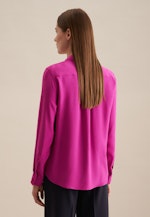 Viskose Hemdbluse in Lila |  Seidensticker Onlineshop