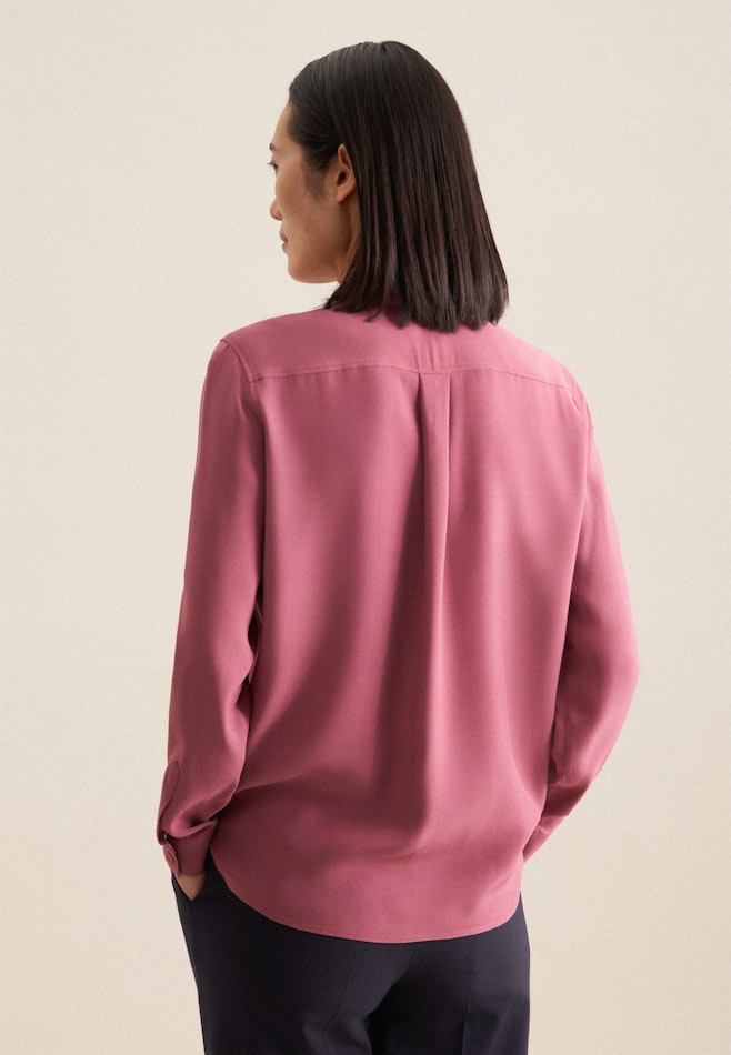 Hemdbluse aus Viskose regular fit in Lila | Seidensticker Onlineshop