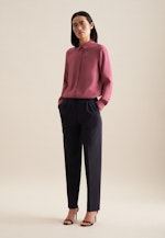 Hemdbluse aus Viskose regular fit in Lilas |  Seidensticker Onlineshop