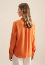 Hemdbluse aus Viskose regular fit in Orange |  Seidensticker Onlineshop