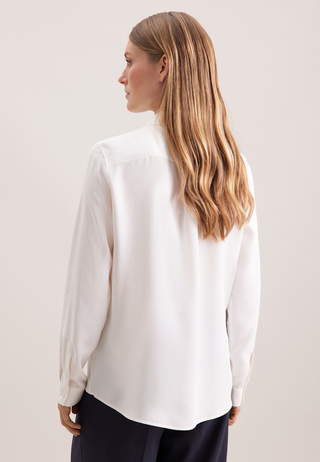 Hemdbluse aus Viskose regular fit in Ecru | Seidensticker Onlineshop