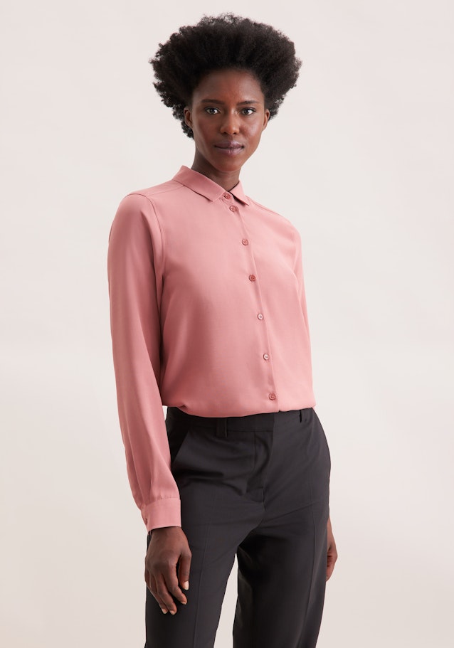 Hemdbluse aus Viskose regular fit in Rosa | Seidensticker Onlineshop