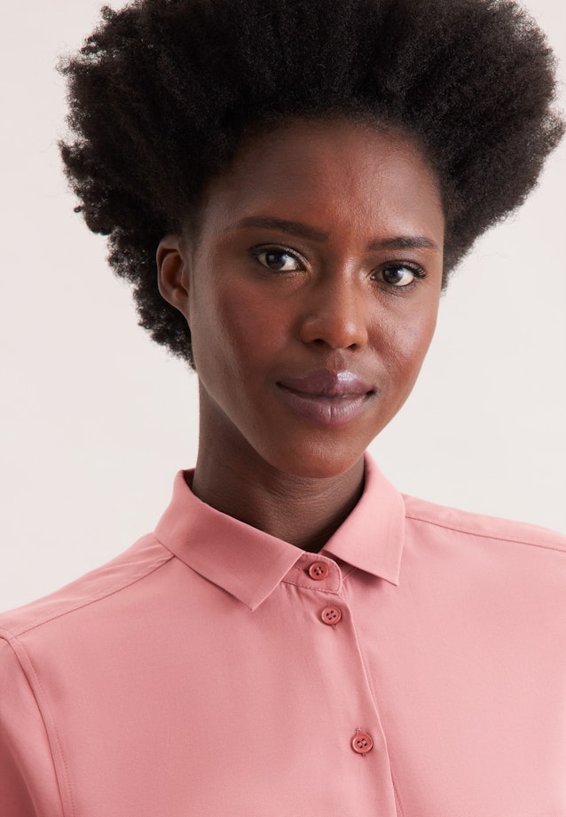 Hemdbluse aus Viskose regular fit in Rosa |  Seidensticker Onlineshop