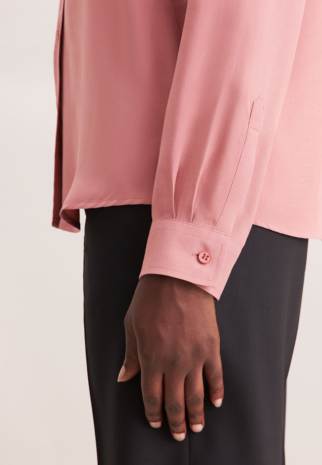 Hemdbluse aus Viskose regular fit in Rosa |  Seidensticker Onlineshop
