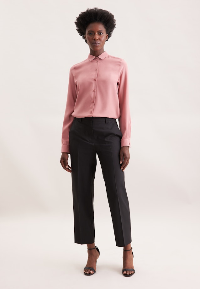 Hemdbluse aus Viskose regular fit in Rosa |  Seidensticker Onlineshop