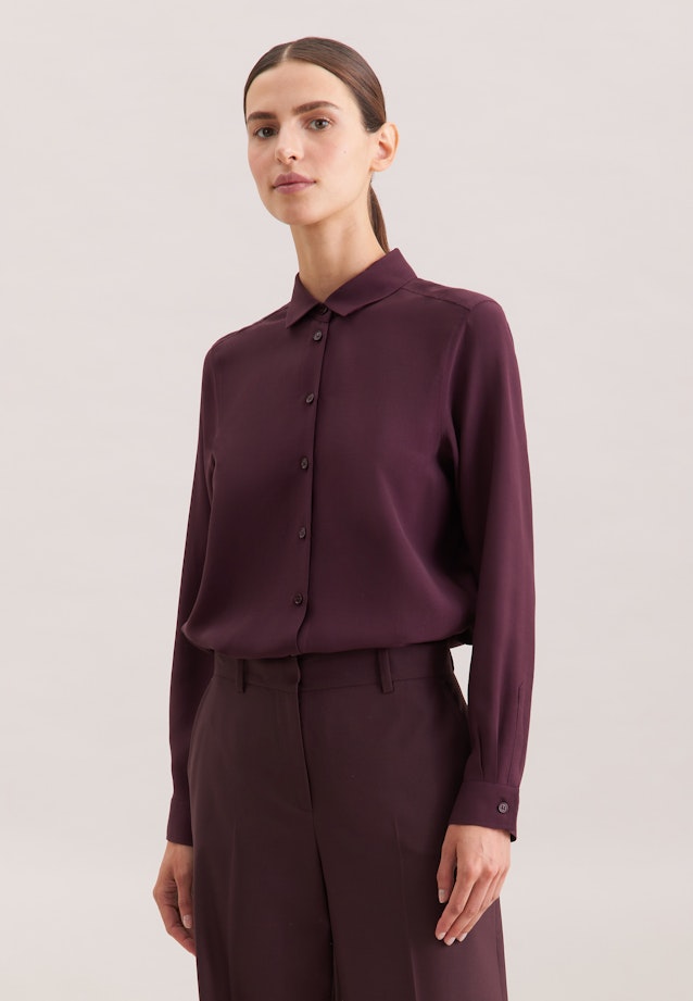 Hemdbluse aus Viskose regular fit in Rot |  Seidensticker Onlineshop