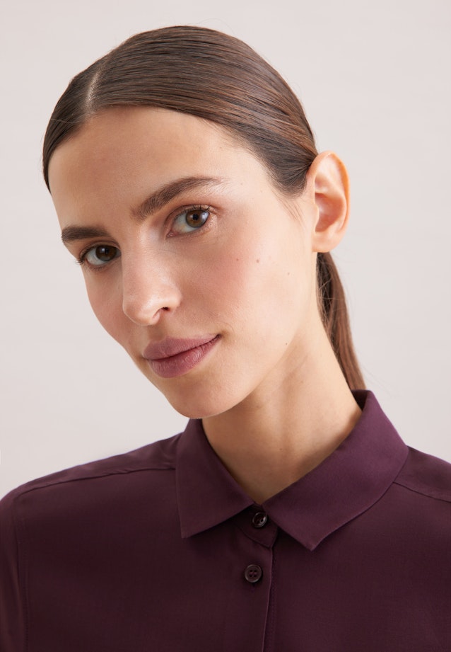 Hemdbluse aus Viskose regular fit in Rot |  Seidensticker Onlineshop