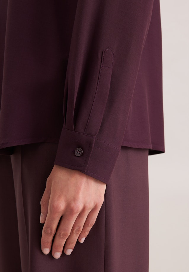 Hemdbluse aus Viskose regular fit in Rot |  Seidensticker Onlineshop