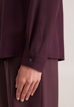 Hemdbluse aus Viskose regular fit in Rot |  Seidensticker Onlineshop