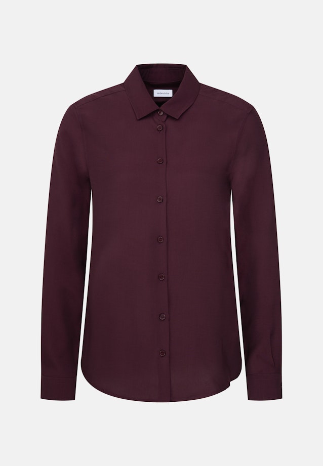Hemdbluse aus Viskose regular fit in Rot |  Seidensticker Onlineshop