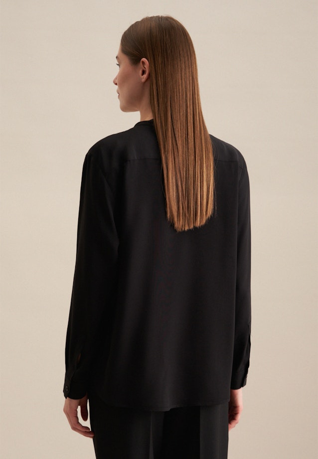 Long sleeve Poplin Tunic in Black |  Seidensticker Onlineshop