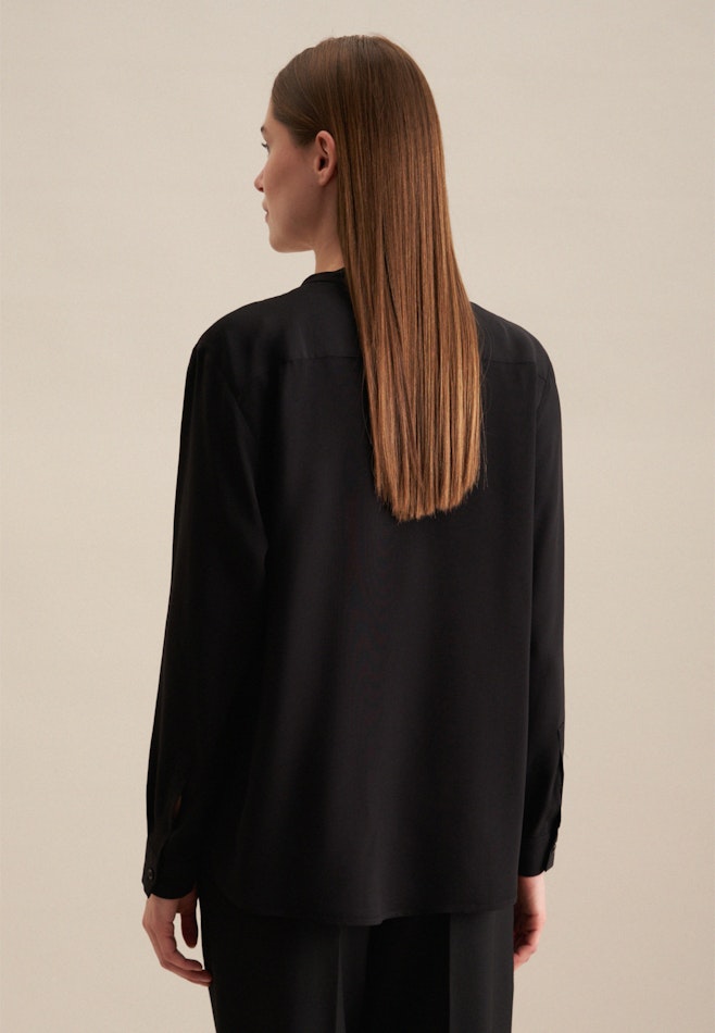 Long sleeve Poplin Tunic in Black | Seidensticker online shop