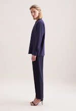 Tunika aus Viskose regular fit in Bleu Foncé |  Seidensticker Onlineshop