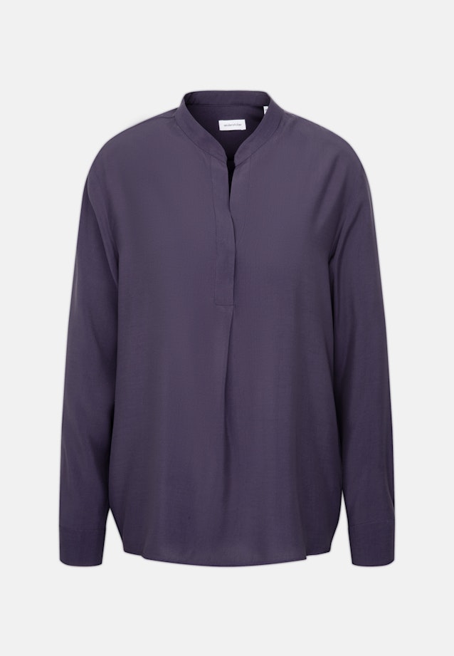 Tunika aus Viskose regular fit in Bleu Foncé |  Seidensticker Onlineshop