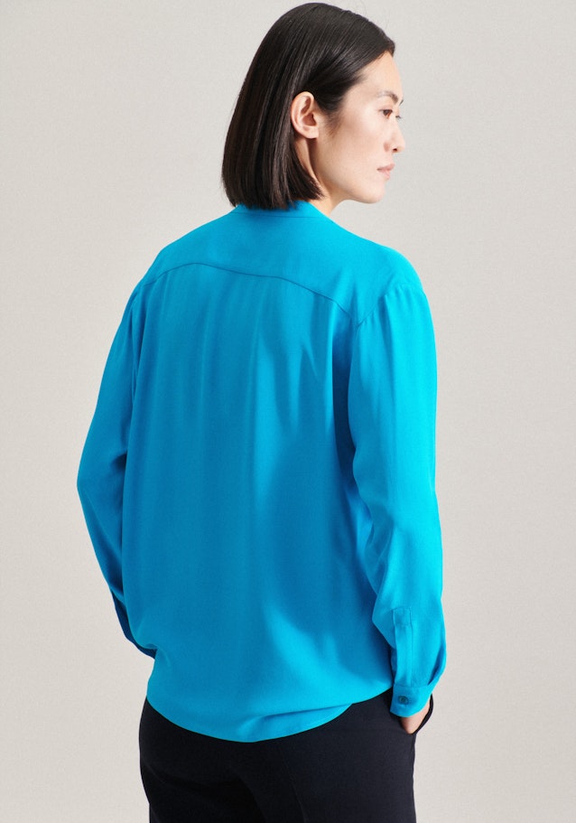 Long sleeve Poplin Tunic in Turquoise |  Seidensticker Onlineshop