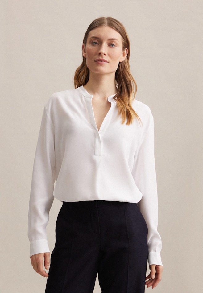 Long sleeve Poplin Tunic in White | Seidensticker online shop