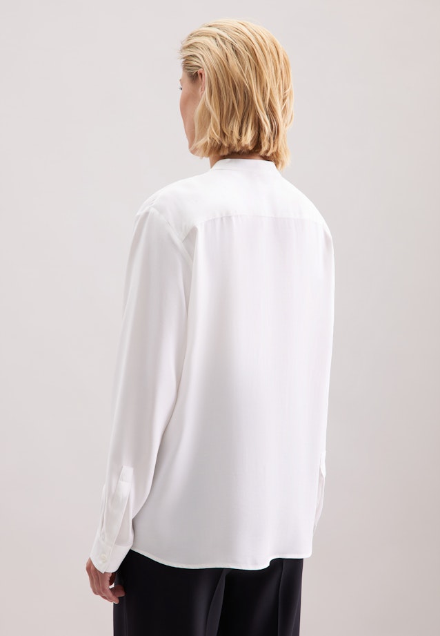 Tunika aus Viskose regular fit in Wit |  Seidensticker Onlineshop