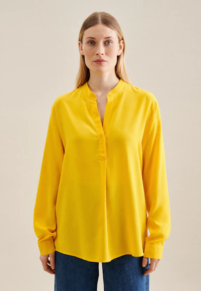Tunique en viscose regular in Jaune |  Seidensticker Onlineshop