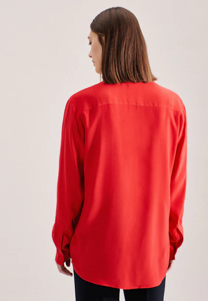 Tunika aus Viskose regular fit in Rot |  Seidensticker Onlineshop