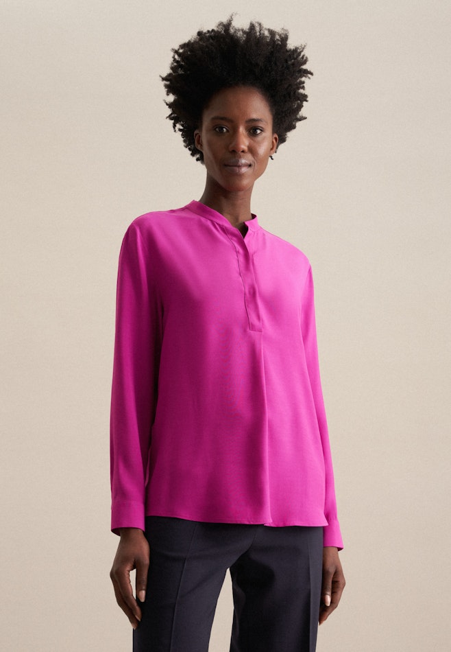 Tunika aus Viskose regular fit in Lila | Seidensticker Onlineshop