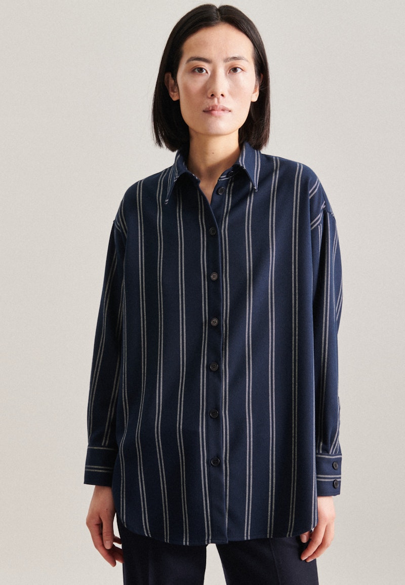 Flanell Longbluse