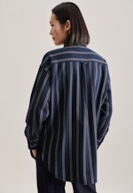 Blouse longue Flanelle in Bleu Foncé |  Seidensticker Onlineshop