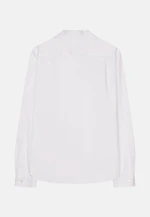 Shirt blouse Uni glossy in White |  Seidensticker Onlineshop