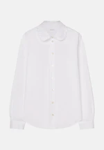 Shirt blouse Uni glossy in White |  Seidensticker Onlineshop