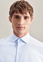 Slim Business Hemd Druck in Hellblau |  Seidensticker Onlineshop