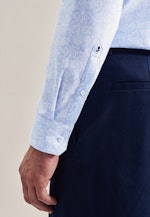 Slim Business Hemd Druck in Hellblau |  Seidensticker Onlineshop