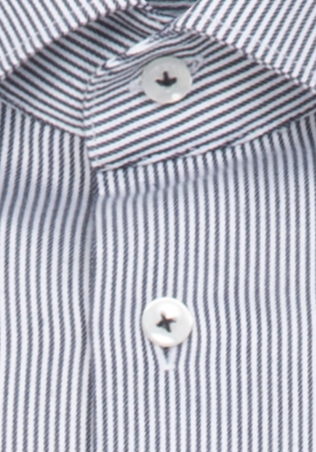 Bügelfreies Twill Business Hemd in Slim mit Kentkragen in Dunkelblau |  Seidensticker Onlineshop