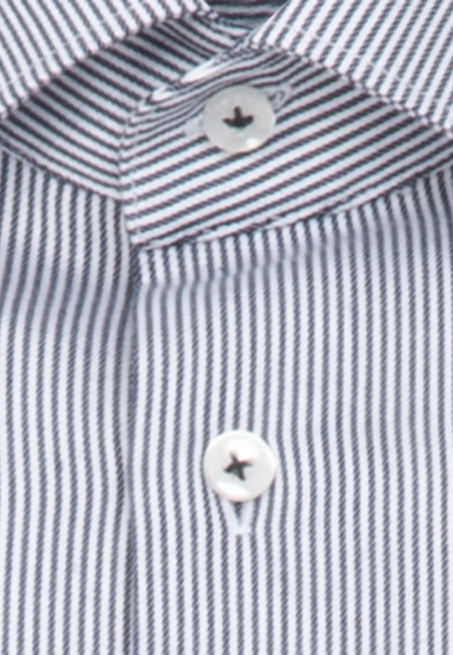 Bügelfreies Twill Business Hemd in Slim mit Kentkragen in Dunkelblau |  Seidensticker Onlineshop