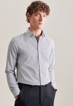 Slim Business Hemd Streifen in Dunkelblau |  Seidensticker Onlineshop