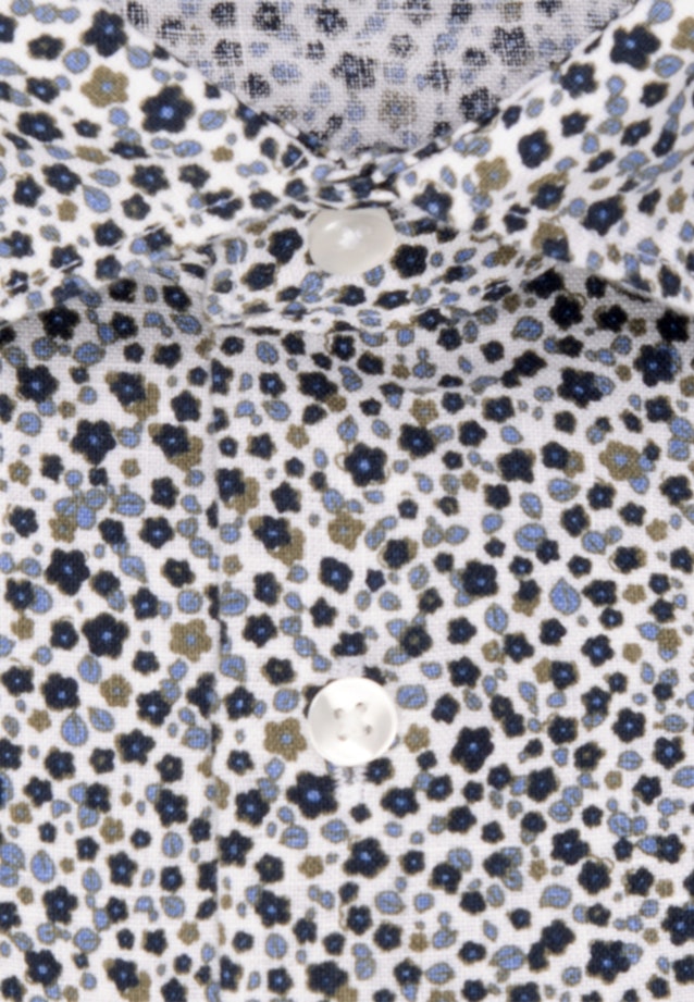 Regular Business Hemd Druck in Dunkelblau |  Seidensticker Onlineshop