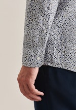 Regular Business Hemd Druck in Dunkelblau |  Seidensticker Onlineshop