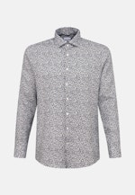 Regular Business Hemd Druck in Dunkelblau |  Seidensticker Onlineshop