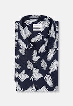 Regular Chemise décontractée Imprimé in Bleu Foncé |  Seidensticker Onlineshop