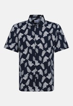 Regular Chemise décontractée Imprimé in Bleu Foncé |  Seidensticker Onlineshop