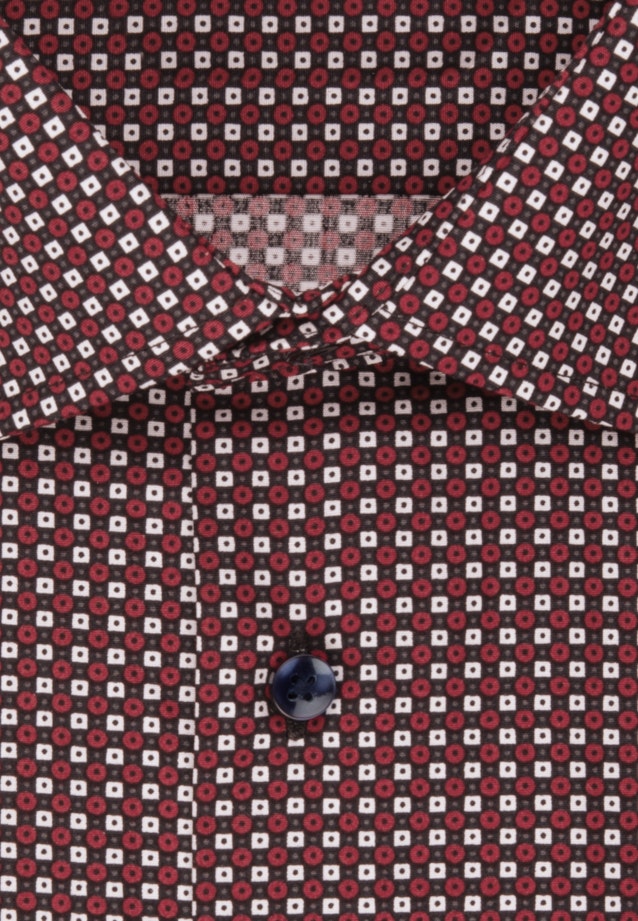 Popeline Business Hemd in Regular mit Kentkragen in Rot |  Seidensticker Onlineshop