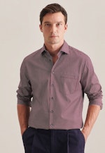 Regular Business shirt Print in Red |  Seidensticker Onlineshop