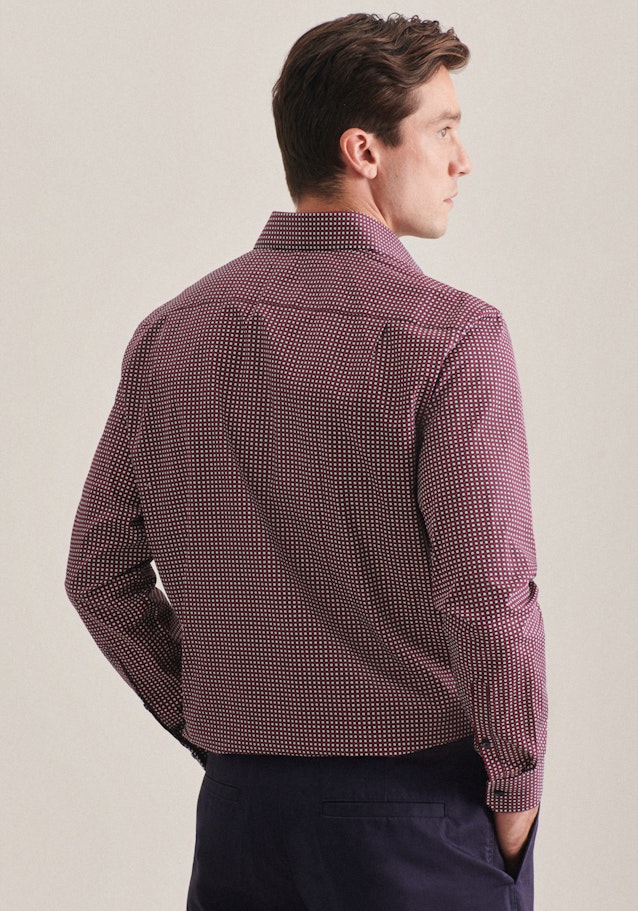 Business Shirt in Regular with Kent-Collar in Red |  Seidensticker Onlineshop