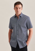 Shaped Chemise d'affaires Imprimé in Bleu Foncé |  Seidensticker Onlineshop