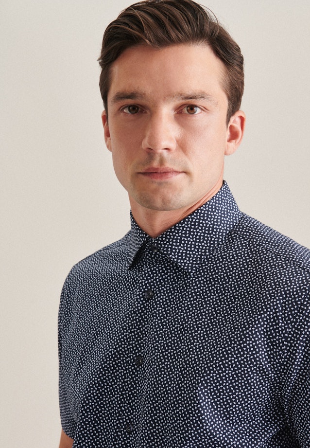 Shaped Chemise d'affaires Imprimé in Bleu Foncé |  Seidensticker Onlineshop