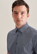 Shaped Chemise d'affaires Imprimé in Bleu Foncé |  Seidensticker Onlineshop