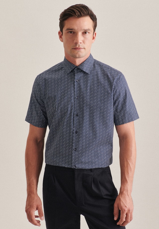 Shaped Chemise d'affaires Imprimé in Bleu Foncé |  Seidensticker Onlineshop